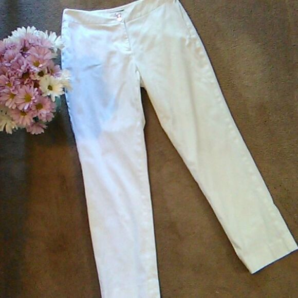 Jones New York White Pants - Picture 1 of 8